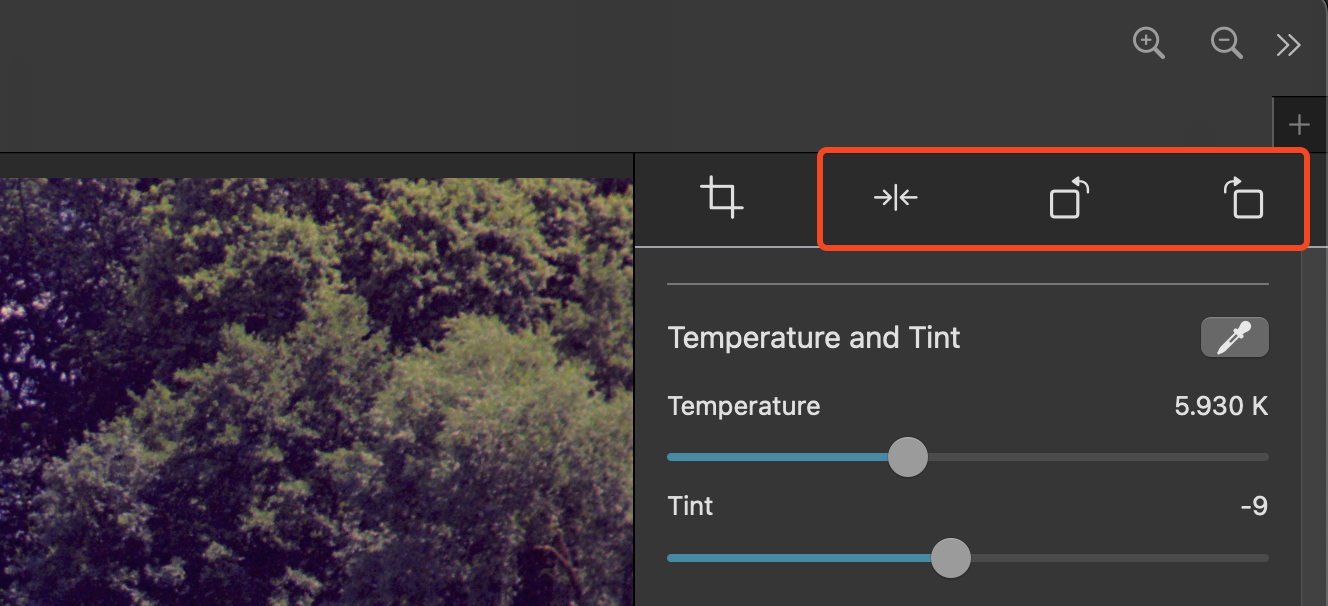 Affine Transformations Buttons