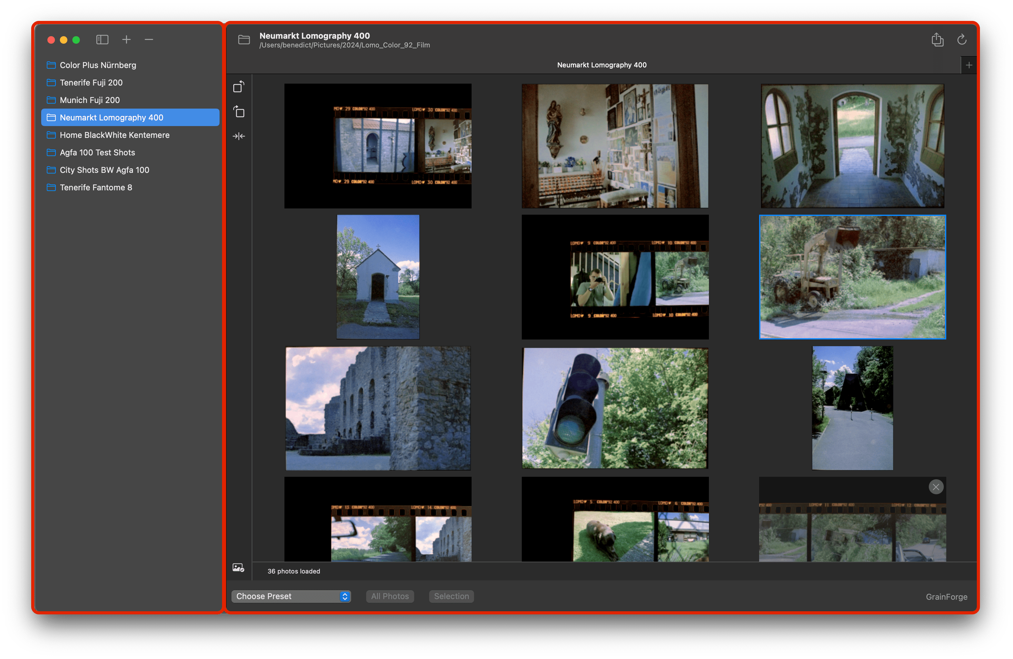 Navigation Split of GrainForge