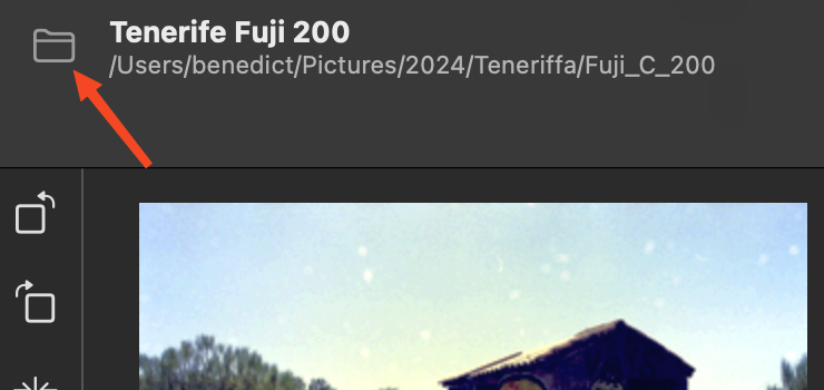 Open Corresponding Folder